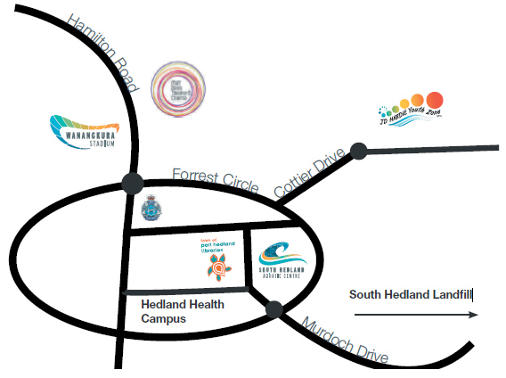 Key facilities in South Hedland